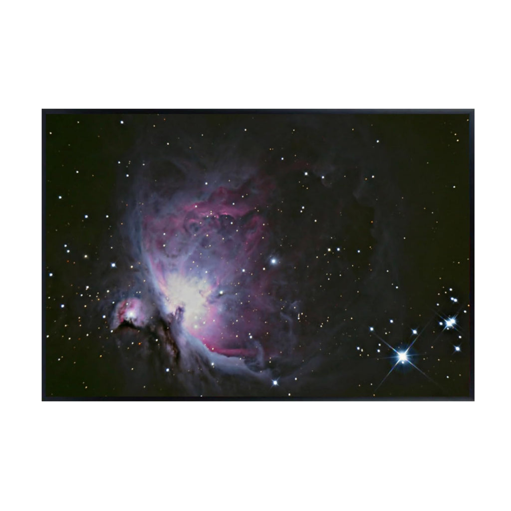 Blessed Posters Orion Nebula Poster – Deep Space Galaxy Wall Art Print for Home Office Bedroom Decor – Astronomy Photography Cosmic Artwork