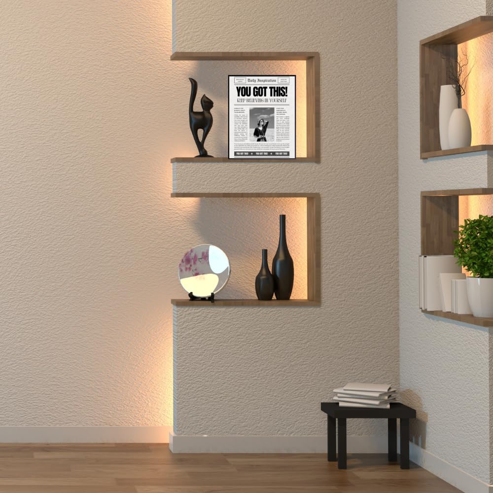 Breaking News You Got This Wall Art Print - Positive Affirmation Poster - Motivational Quote Decor for Bedroom Living Room Office - Inspirational Gifts for Women