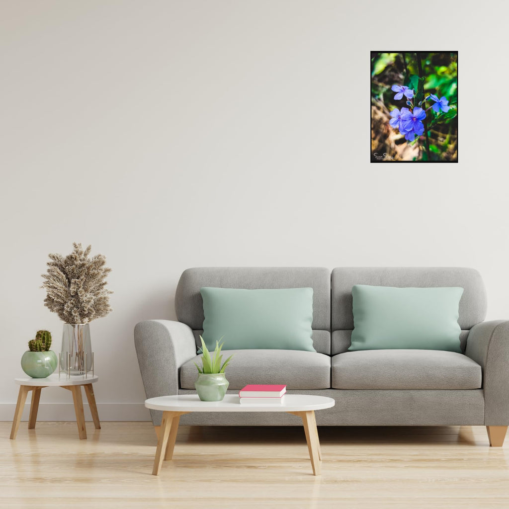 Blue Flower Wall Art Poster – Botanical Blossom Home Decor Print – Nature Artwork for Living Room, Bedroom, OfficeBlue Flower Wall Art Poster – Botanical Blossom Home Decor Print – Nature Artwork for Living Room, Bedroom, Office