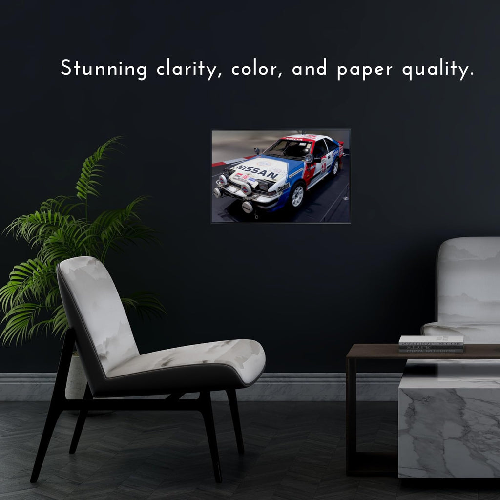 Blessed Posters Nissan Silvia S13 S14 Poster – Classic Japanese Sports Car Wall Art for Garage Bedroom Office Living Room Retro Automotive Decor