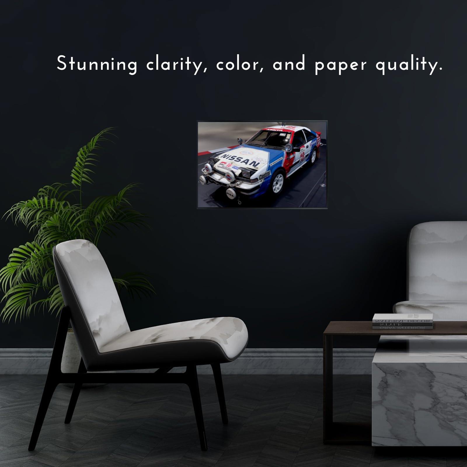 Blessed Posters Nissan Silvia S13 S14 Poster – Classic Japanese Sports Car Wall Art for Garage Bedroom Office Living Room Retro Automotive Decor