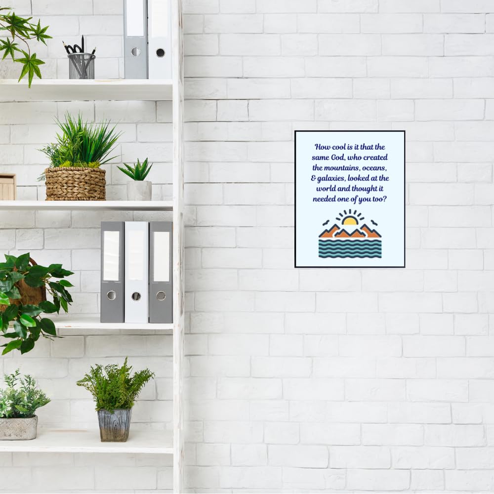 Blessed Posters How Cool Is It Wall Art Christian Wall Art Scripture Wall Decor Bible Verse Home Decoration Gift for Women Men
