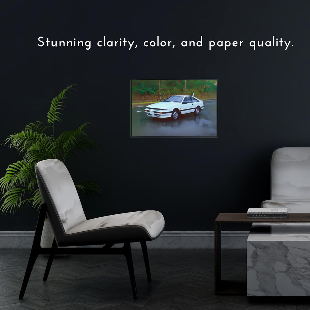 Blessed Posters Nissan Silvia S13 S14 Poster – Classic JDM Drift Car Wall Art for Garage Bedroom Office Living Space Retro Japanese Tuner Décor