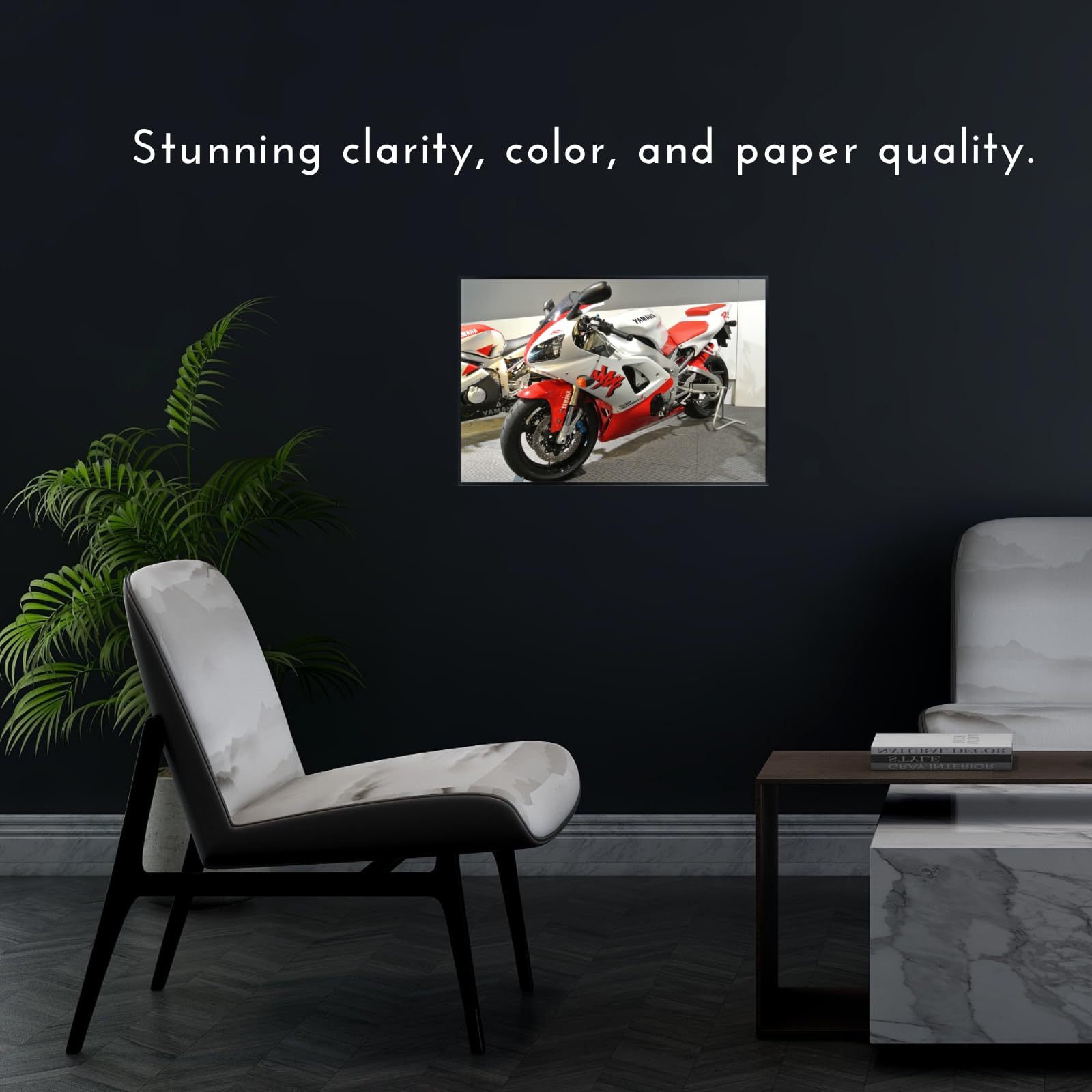 Yamaha YZF-R1 Poster – Sport Bike Wall Art for Motorcycle Enthusiasts, Riders, or Garage Decor