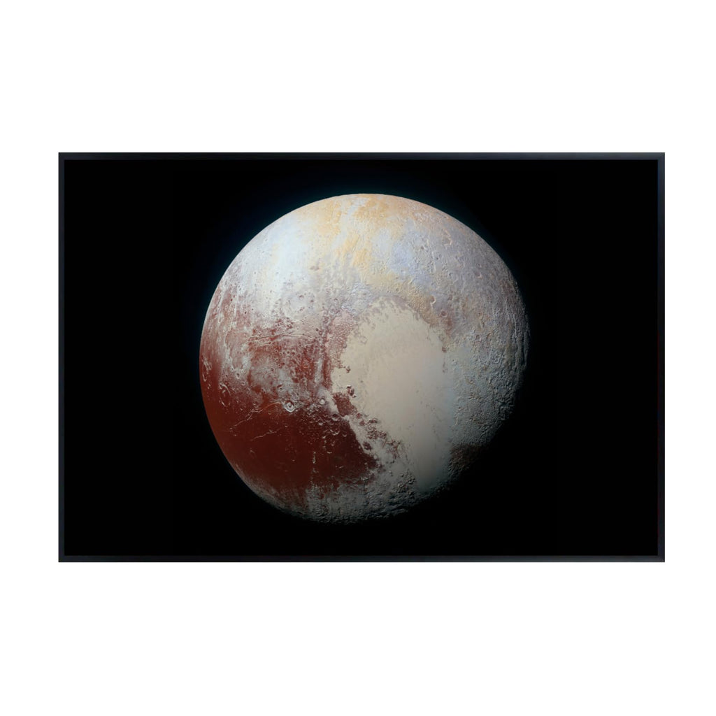 Blessed Posters Pluto Poster – Night Sky Wall Art Print for Bedroom, Living Room, Office, or Home Decor – Space Astronomy Photography Artwork