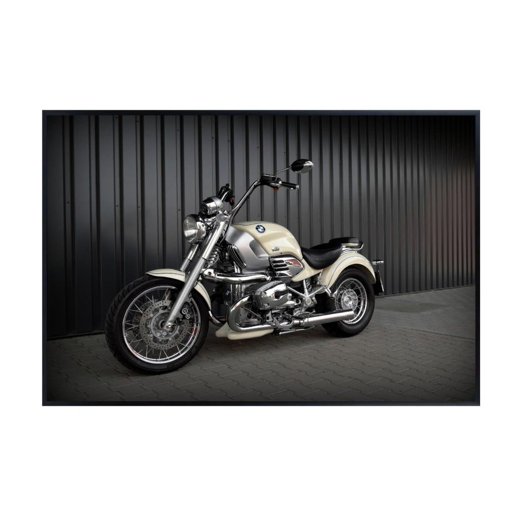 BMW Motorcycle Wall Art Poster - Motorbike Decoration for Garage, Office, or Living Room