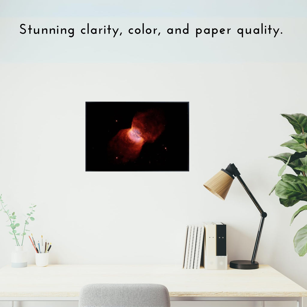 Butterfly Nebula Poster – Galaxy Night Sky Wall Art Print for Home Decor, Bedroom, Living Room, Office – Space Astronomy Photography Artwork