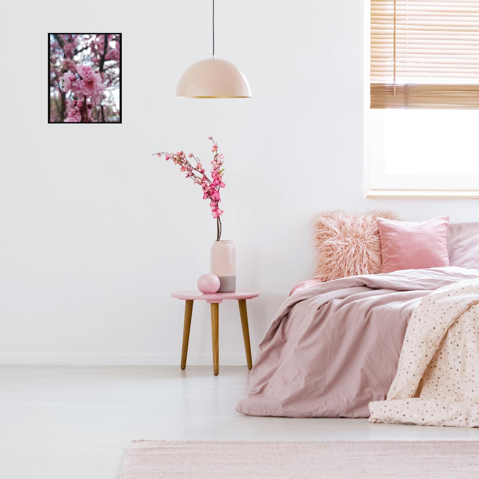 Cherry Blossoms Poster | Elegant Floral Wall Art for Bedroom, Living Room & Office | Botanical Nature Print for Modern Home Decor