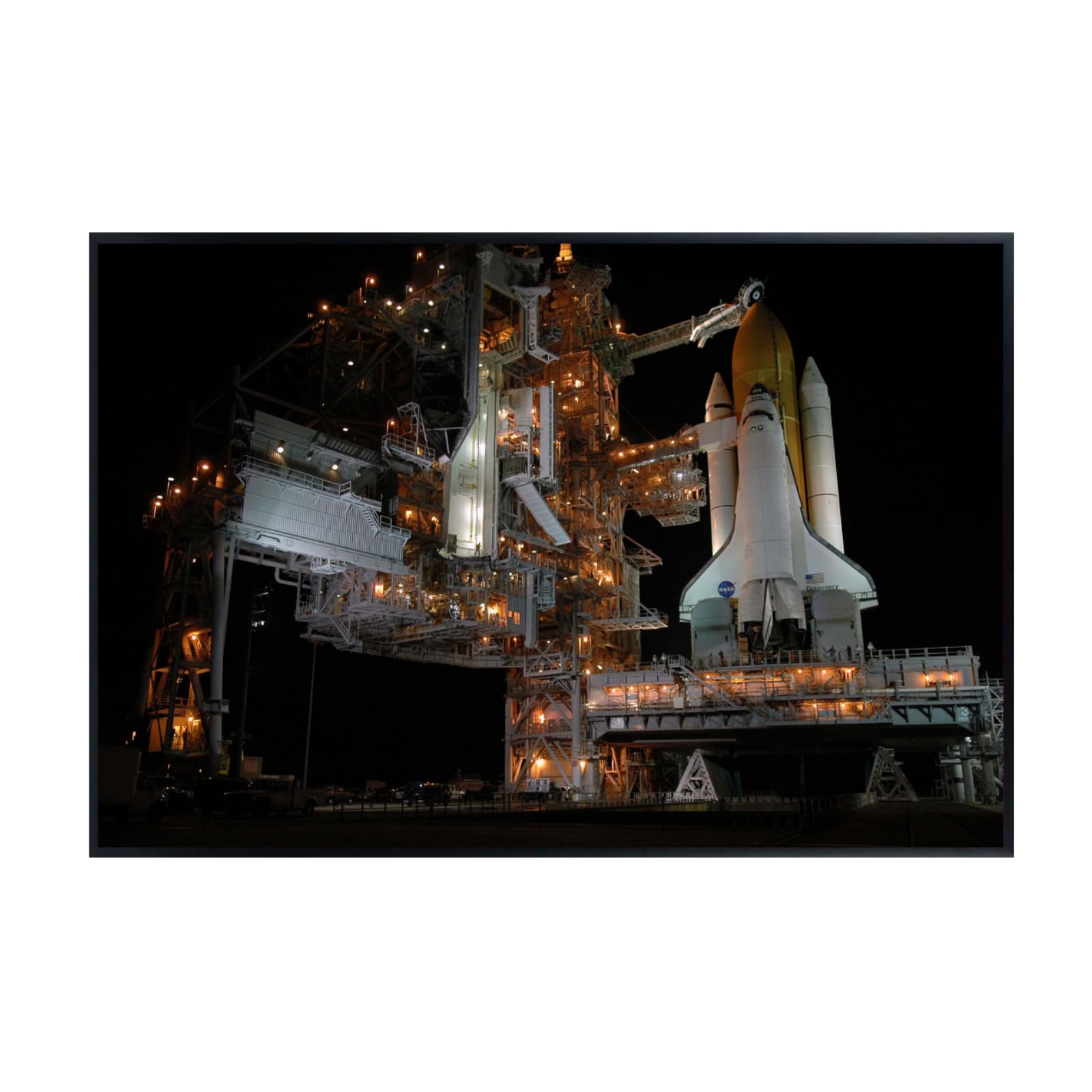Blessed Posters STS 114 Space Shuttle Poster – NASA Galaxy Wall Art Print for Home Office Bedroom Decor – Space Shuttle Photography Artwork
