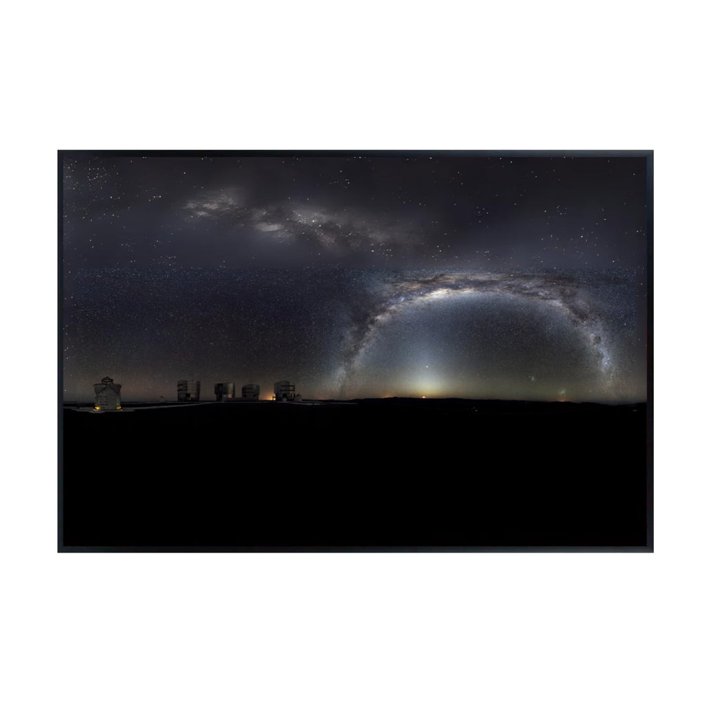 Blessed Posters Milky Way Poster – Night Sky Wall Art for Bedroom Living Room Office or Home Decor – Space Astronomy Print