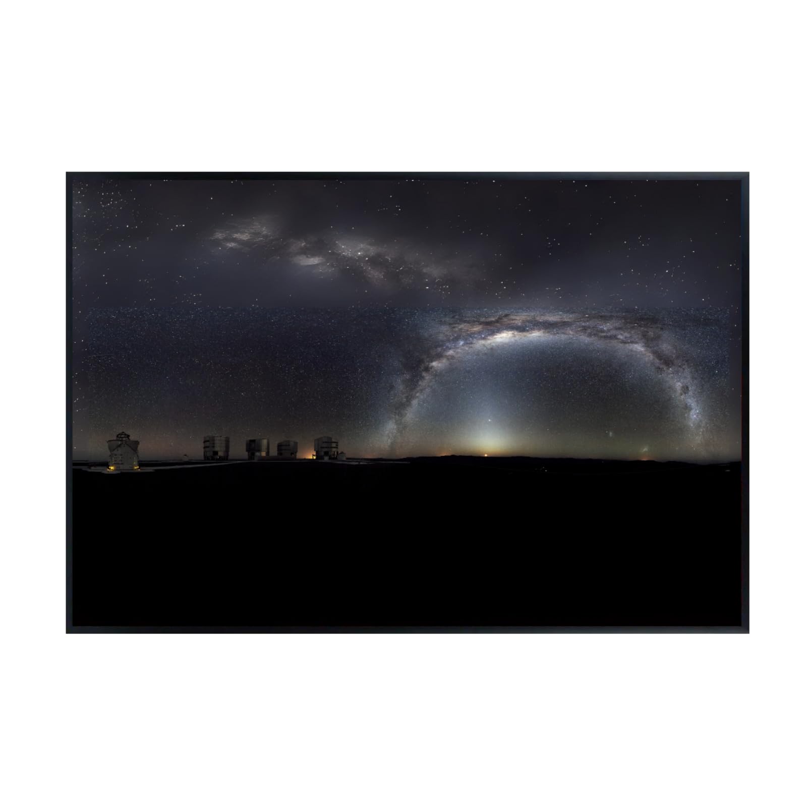 Blessed Posters Milky Way Poster – Night Sky Wall Art for Bedroom Living Room Office or Home Decor – Space Astronomy Print