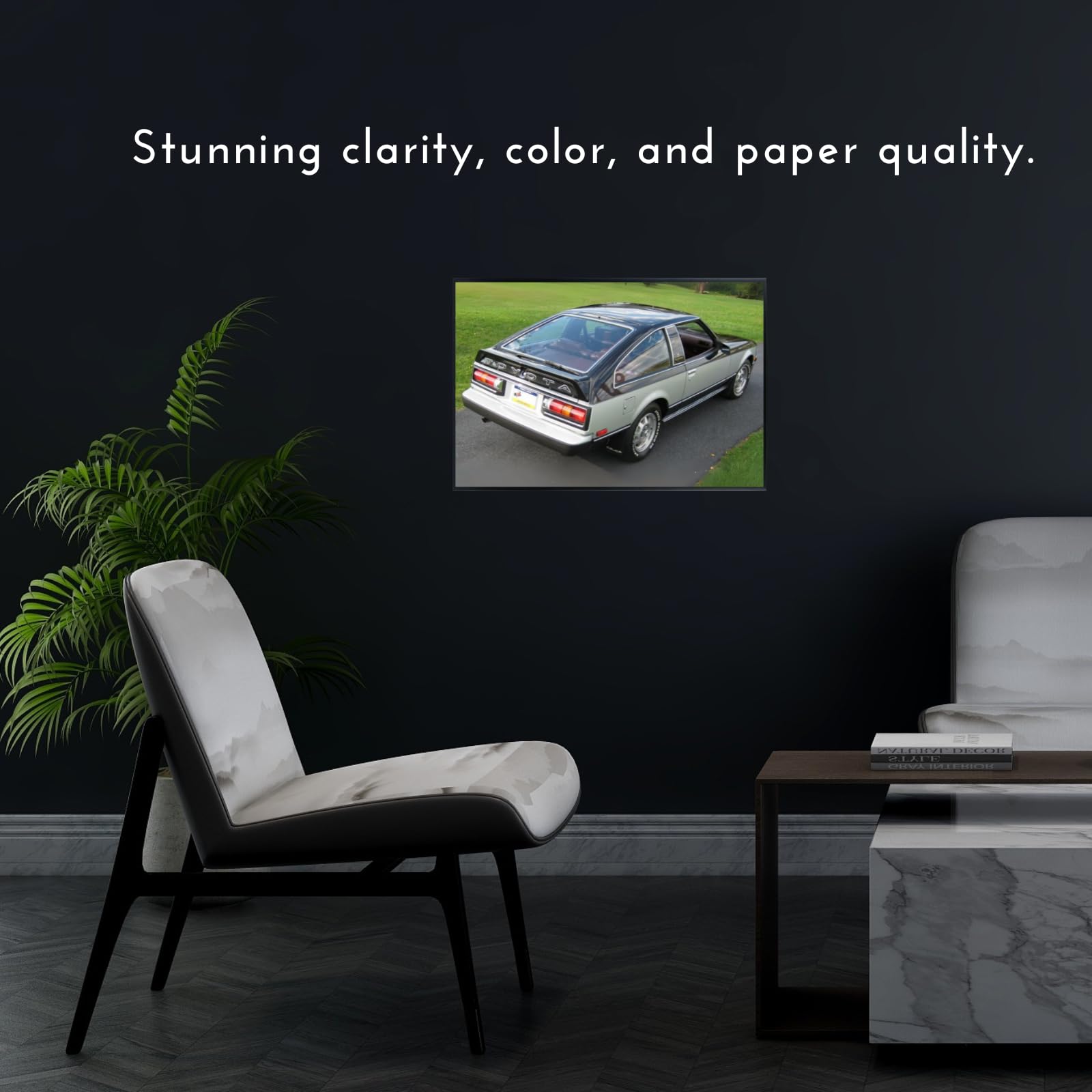 Blessed Posters Toyota Supra MK4 A80 Wall Art – JDM Car Racing Poster for Garage, Bedroom, or Living Room – Classic Japanese Sports Car Print – Modern Automotive Decor Gift