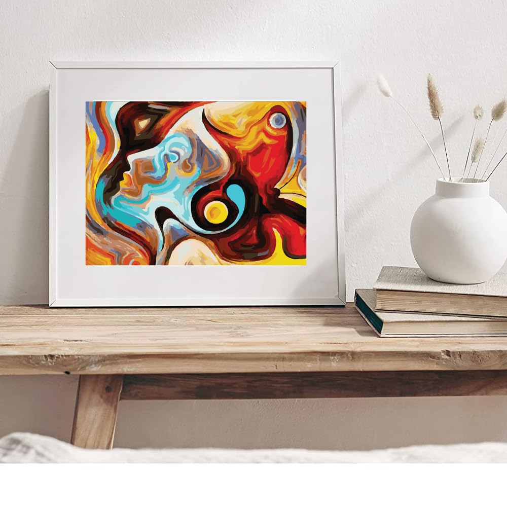Blessed Posters Abstract Colorful Wall Art Modern Artwork Painting Print Contemporary Home Decor Living Room Bedroom Office Decoration