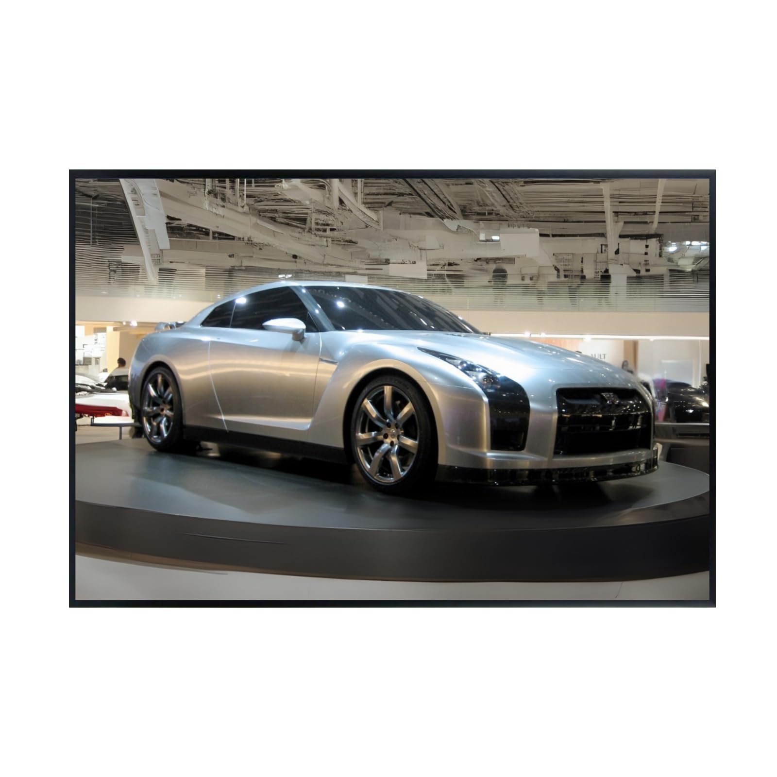 Blessed Posters Nissan GT-R Wall Art – JDM Japanese Sports Car Poster for Garage, Bedroom, or Office – Classic Performance Car Print – Automotive Wall Decor Gift