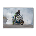 Yamaha YZF-R1 Motorcycle Poster - Sport Bike Wall Art for Garage, Office, or Man Cave Gift for Riders and Collectors