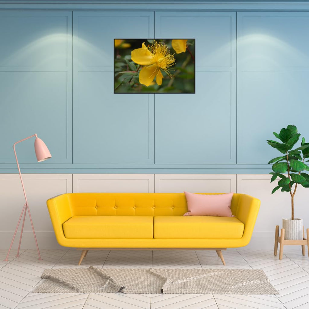 Rose of Sharon Wall Art Poster – Floral Home Decor, Botanical Print for Living Room, Bedroom, Office, or Nursery