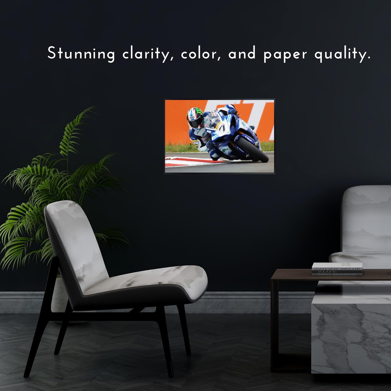 Yamaha YZF-R1 Motor Bike - Sport Bike Wall Decor for Garage, Office, or Man Cave