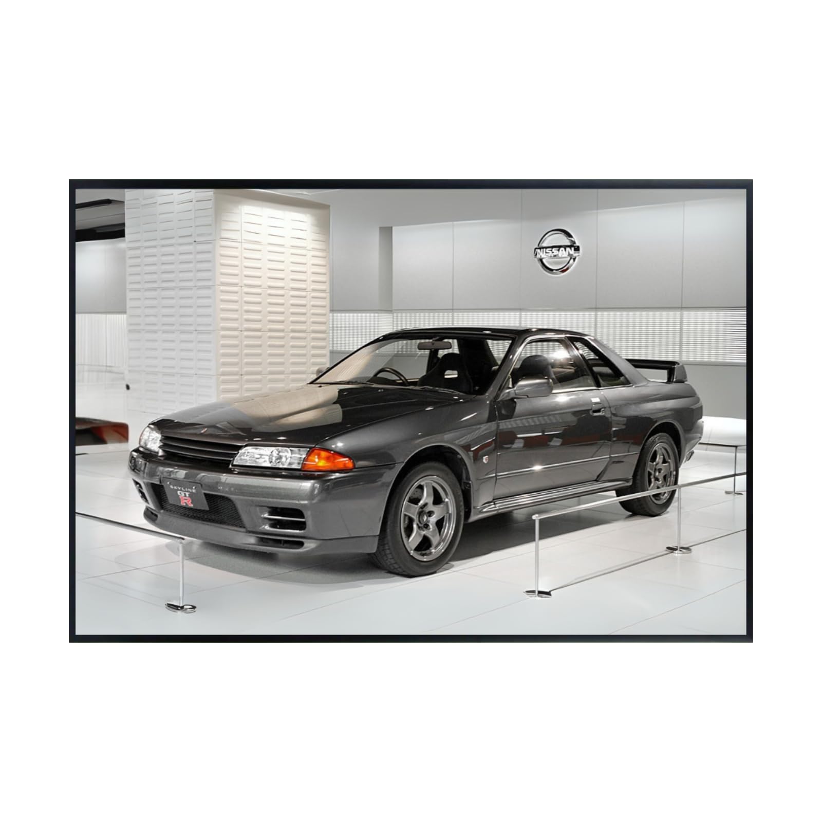 Blessed Posters Nissan GT-R Poster Luxury Supercar Wall Art Automotive Print Garage Office Home Decor