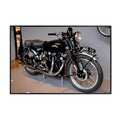 Vincent Black Shadow Wall Art Poster – Modern Motorbike Decor for Garage, Office, or Living Room