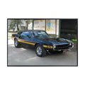 Blessed Posters Shelby GT Wall Art – Classic American Muscle Car Poster Print for Garage Bedroom Living Room Office Decor