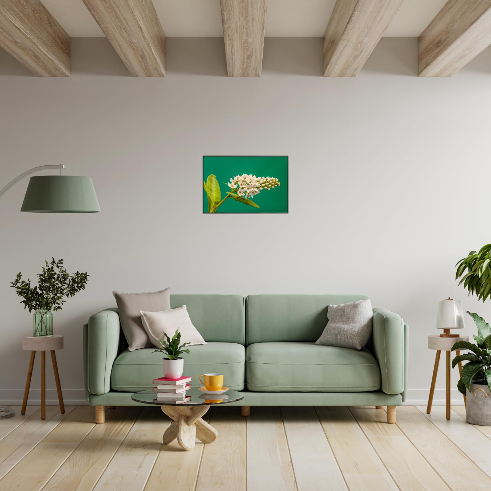 Lysimachia Clethroides Poster – Botanical Wall Art Print for Home Decor, Living Room, Bedroom, or Office – Elegant Floral Nature Artwork