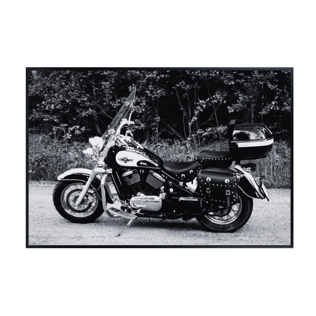 Kawasaki Vulcan S Motorcycle Poster - Cruiser Wall Decor for Garage, Living Room or Man Cave