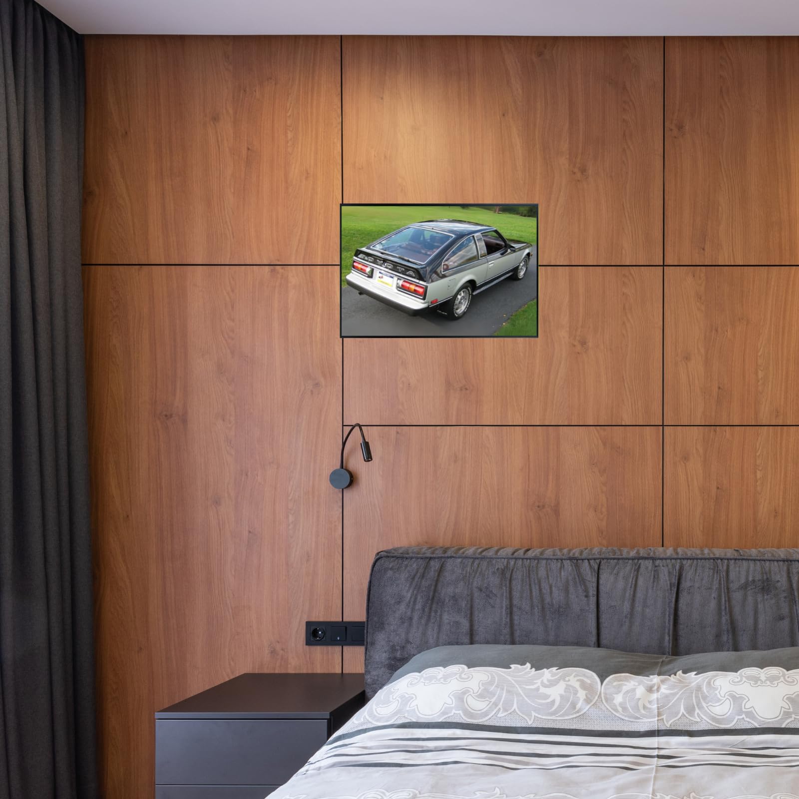 Blessed Posters Toyota Supra MK4 A80 Wall Art – JDM Car Racing Poster for Garage, Bedroom, or Living Room – Classic Japanese Sports Car Print – Modern Automotive Decor Gift