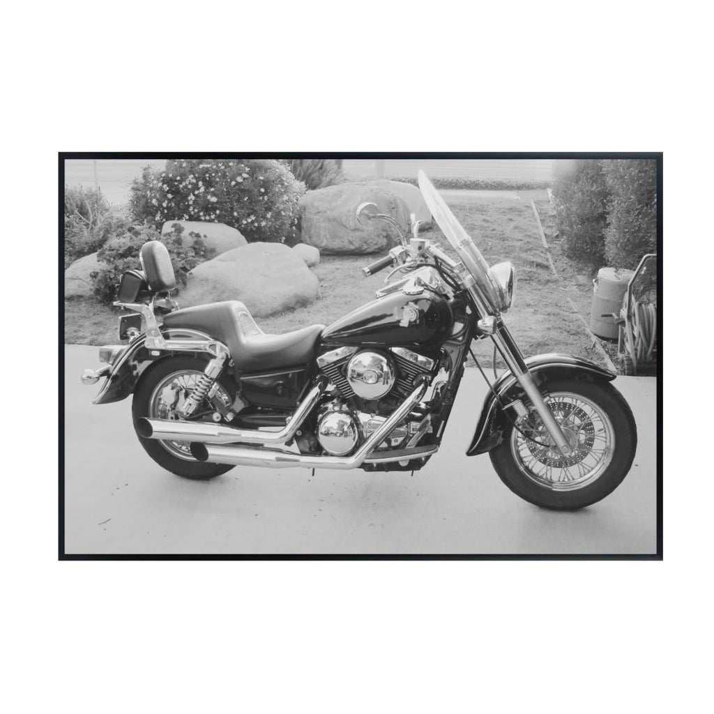 Kawasaki Vulcan Motorcycle Poster - Motorbike Wall Decor for Living Room, Garage or Man Cave