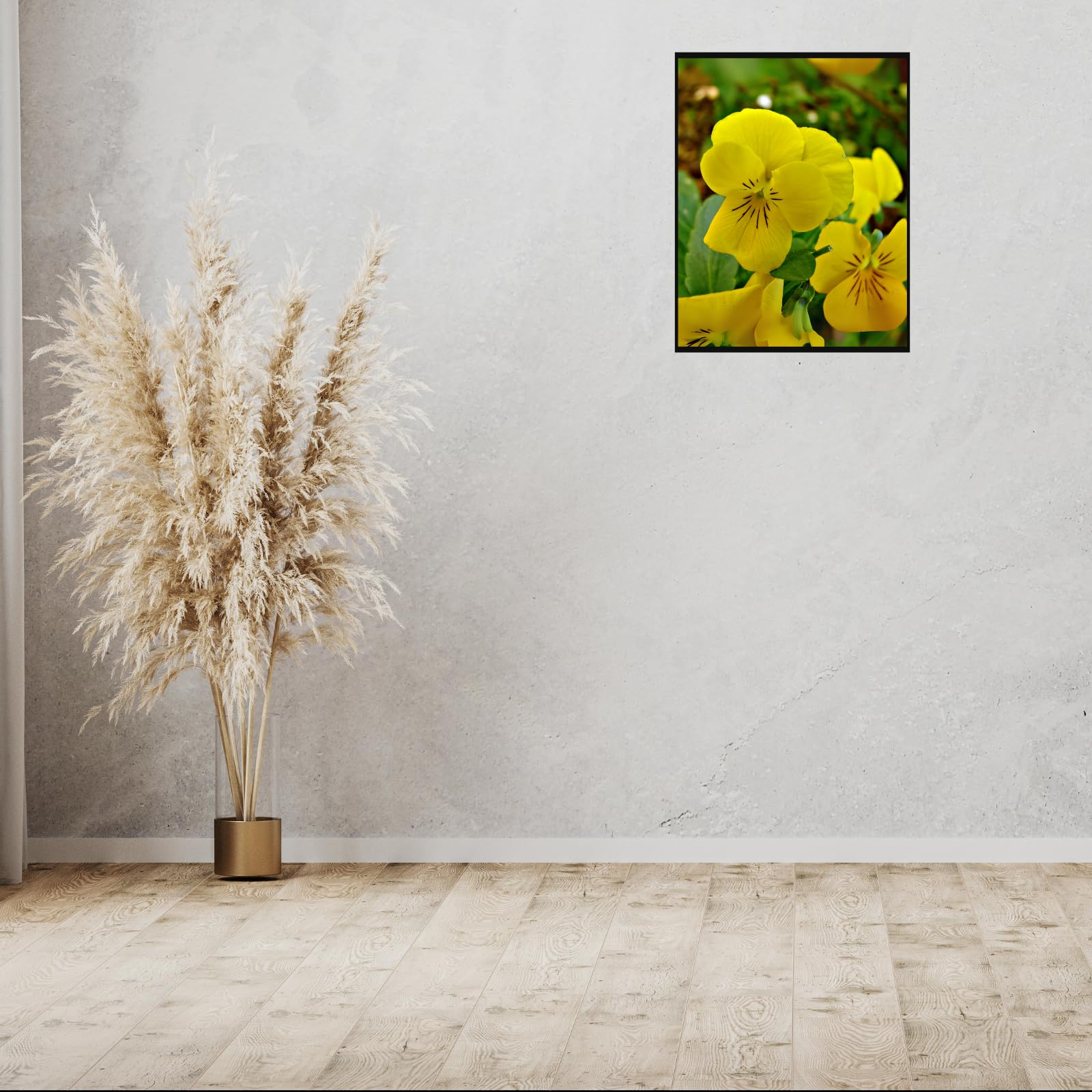 Viola Tricolor Wild Pansy Poster – Botanical Flower Wall Art for Home Decor, Vintage Nature Print, Aesthetic Floral Artwork for Living Room, Bedroom, Office
