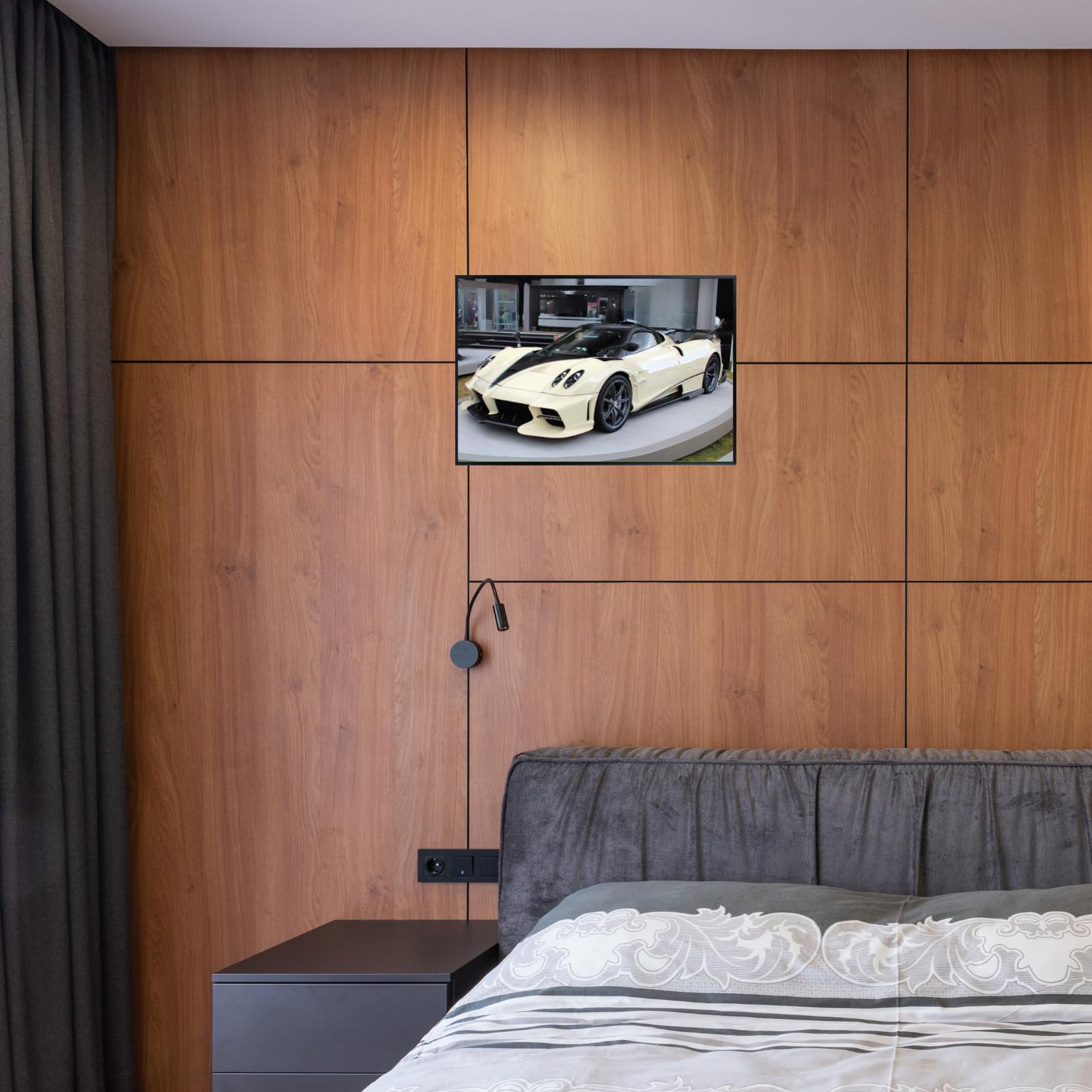 Blessed Posters Pagani Huayra Poster – Exotic Luxury Hypercar Wall Art Print for Garage Office Bedroom Living Room Décor – Automotive Gift
