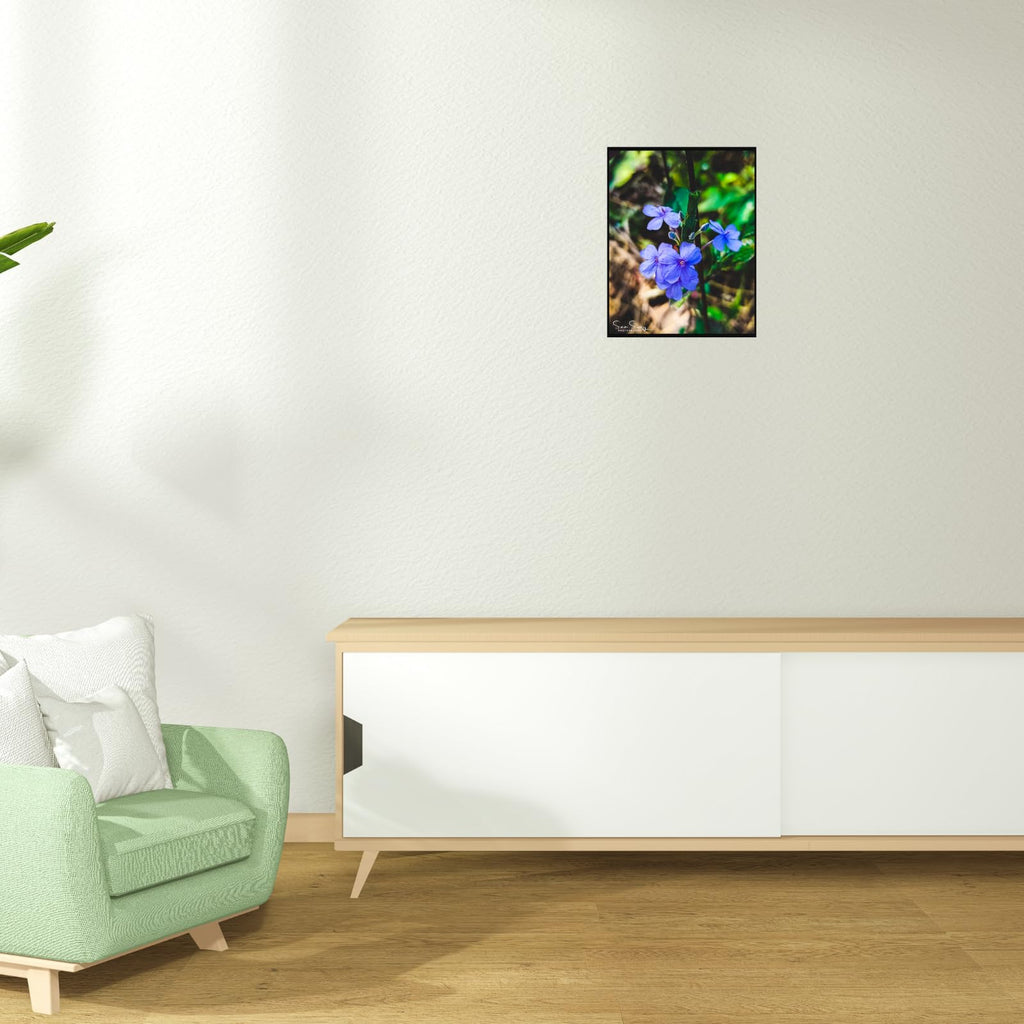 Blue Flower Wall Art Poster – Botanical Blossom Home Decor Print – Nature Artwork for Living Room, Bedroom, OfficeBlue Flower Wall Art Poster – Botanical Blossom Home Decor Print – Nature Artwork for Living Room, Bedroom, Office