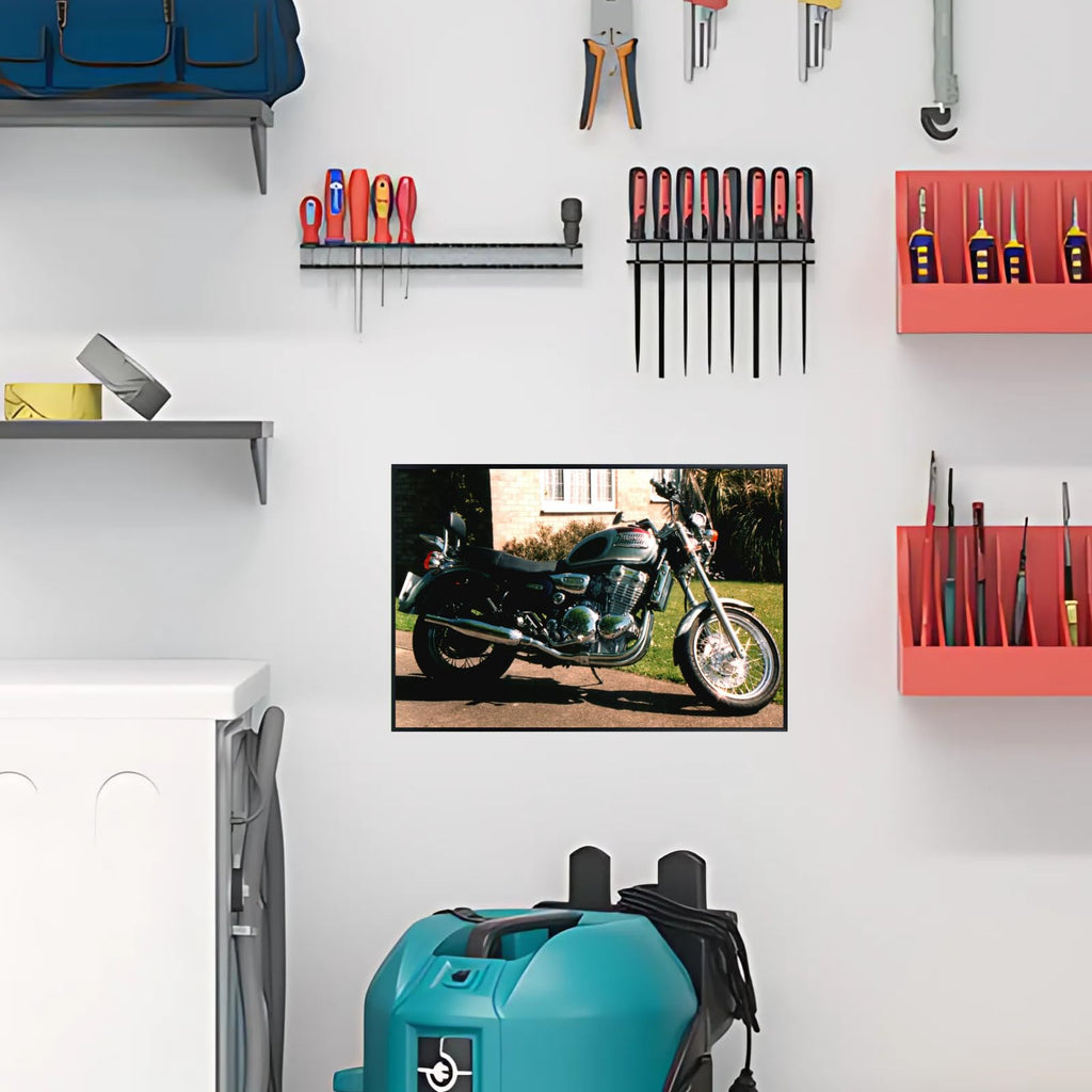 Triumph Thunderbird Poster - Classic Motorcycle Wall Art for Garage, Home, Office