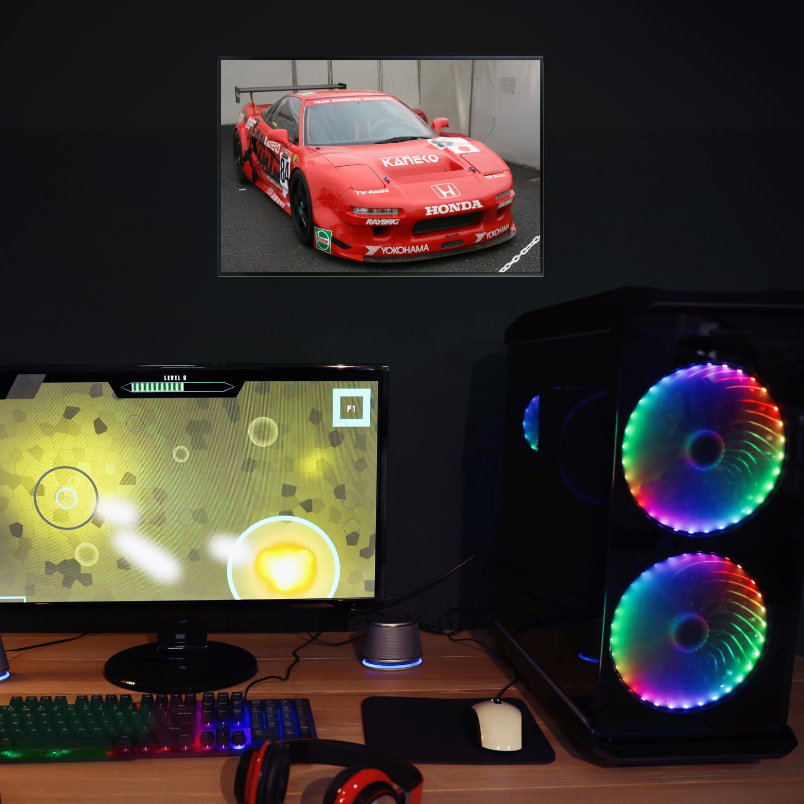Blessed Posters NSX NA1 Poster – Legendary JDM Performance Car Wall Art for Garage Bedroom Office Living Room Auto Decor