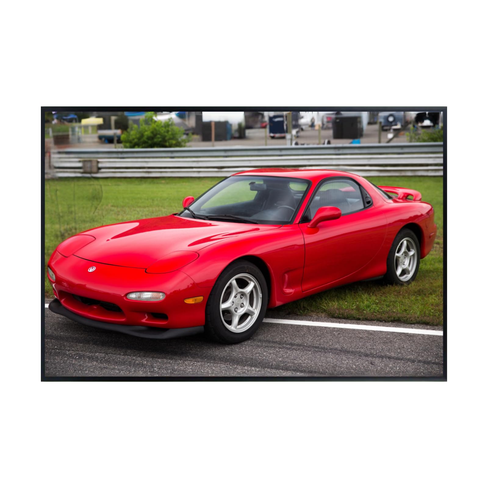 Blessed Posters Mazda RX-7 FD Coupe Wall Art – Stylish Japanese Sports Car Poster Print for Garage, Studio, or Man Cave – Vintage JDM Automotive Decor