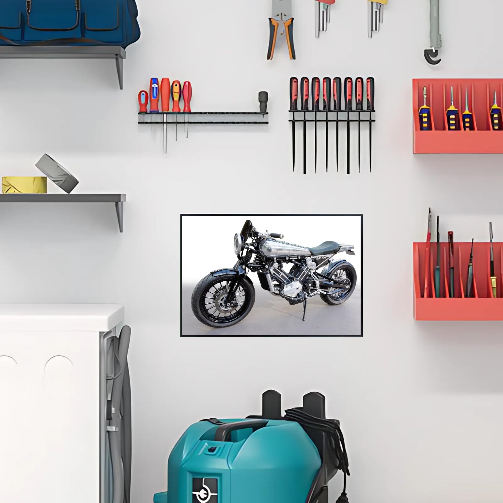 Brough Superior SS100 Poster - Classic Bike Decor for Garage or Office, or Man Cave