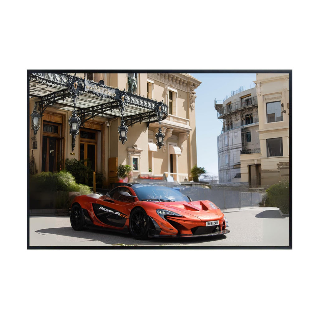 Blessed Posters McLaren P1 Poster – Luxury Supercar Wall Art Print for Living Room Bedroom Office Décor – Exotic Car Gift