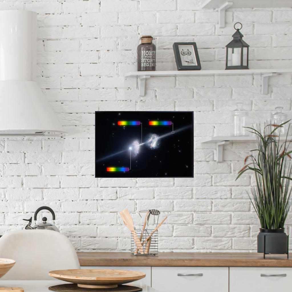 Blessed Posters Gamma-Ray Burst Early Universe Poster – Night Sky Wall Art Print for Home, Bedroom, Living Room, Office – Space Astronomy Photography Artwork