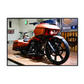 Road Glide | Street Glide Motorcycle Poster - Touring Bike Wall Art for Garage, Office or Man Cave
