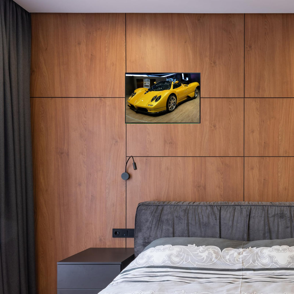 Pagani Zonda Cinque Art Print – Luxury Supercar Poster for Garage, Office, or Living Space – Striking Automotive Wall Decor
