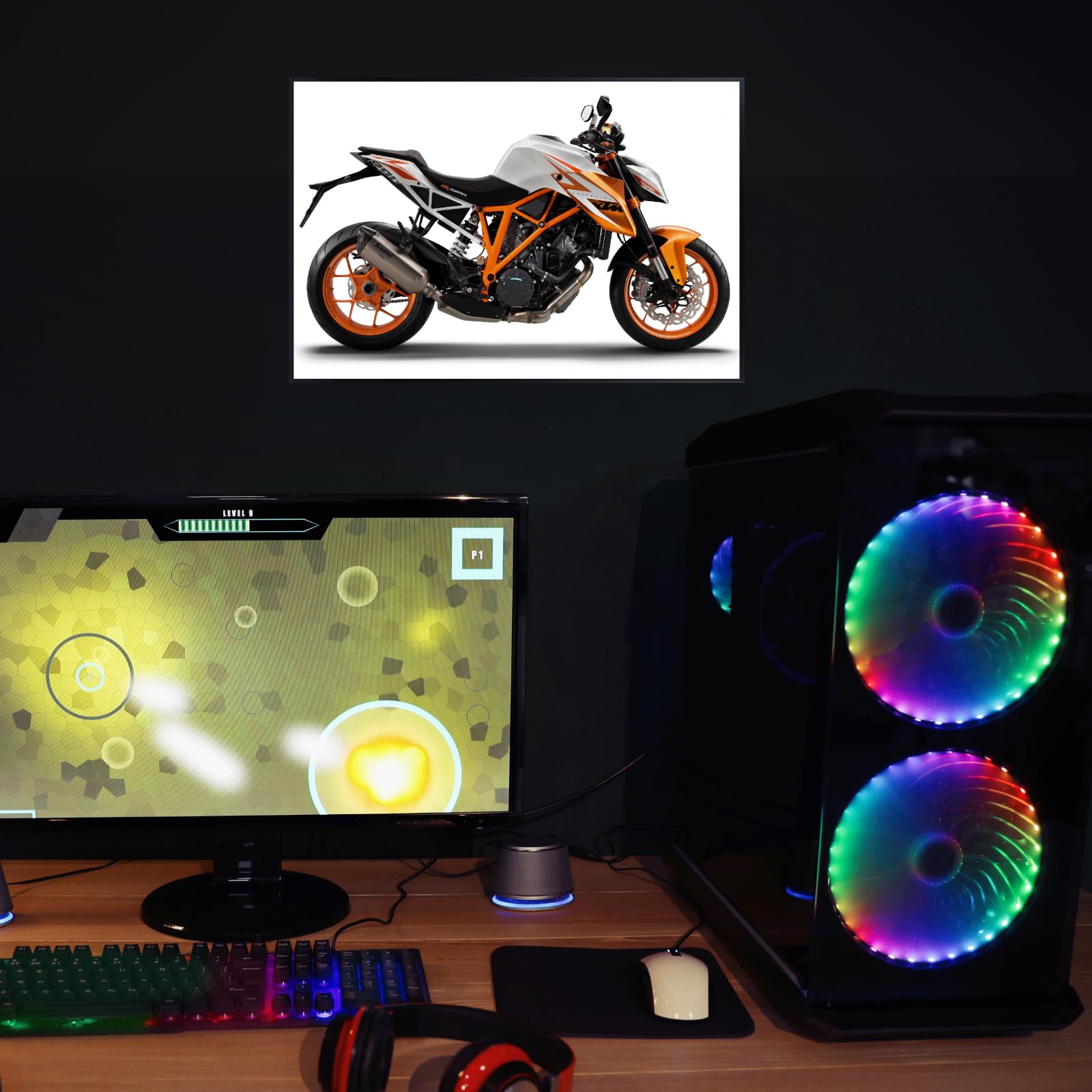 KTM 1290 Super Duke R Special Edition Poster -  Motorcycle Wall Decor for Garage, Office, or Workshop