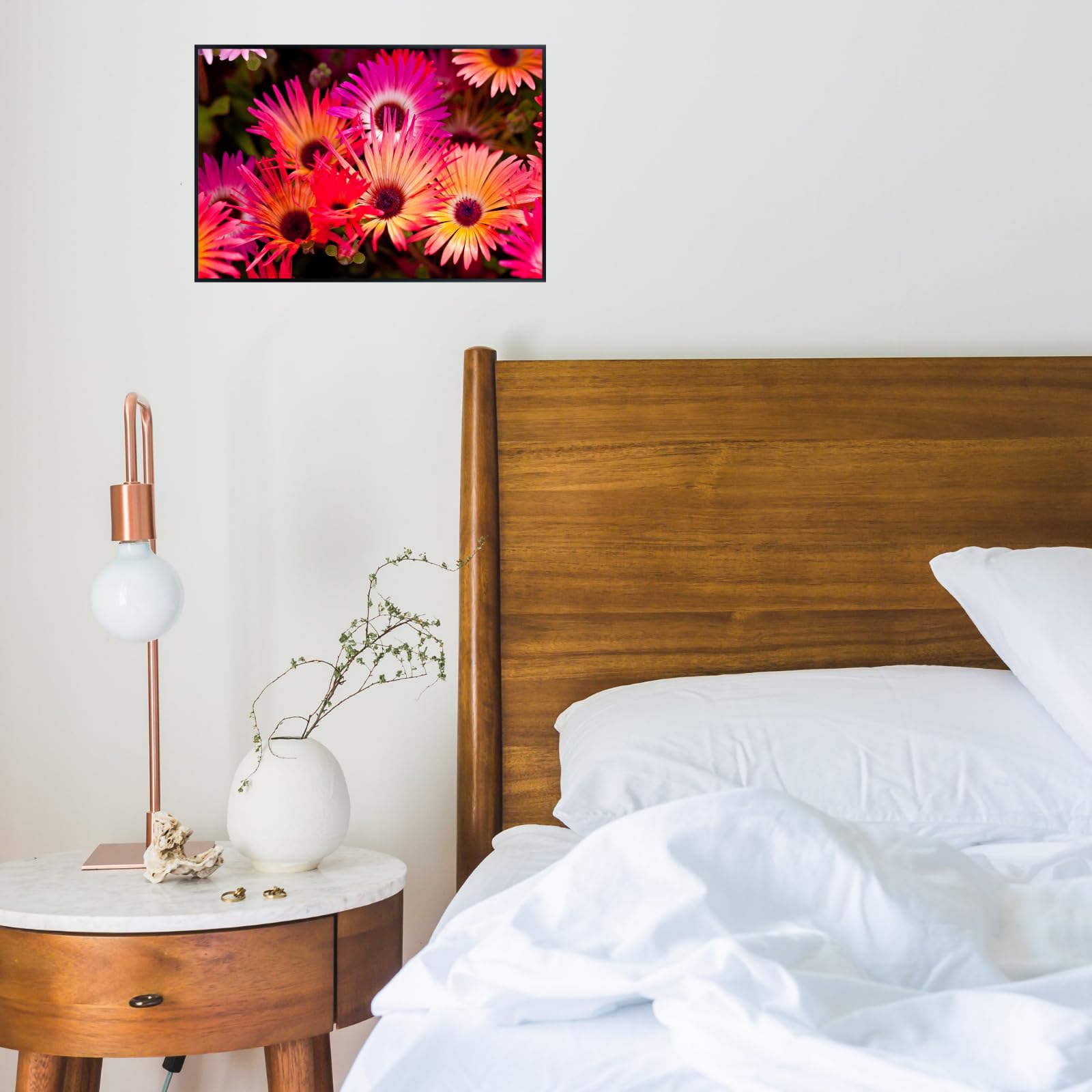 Livingstone Daisy Wall Art Poster – Vibrant Floral Botanical Print, Colorful Home Decor for Living Room, Bedroom, or Office
