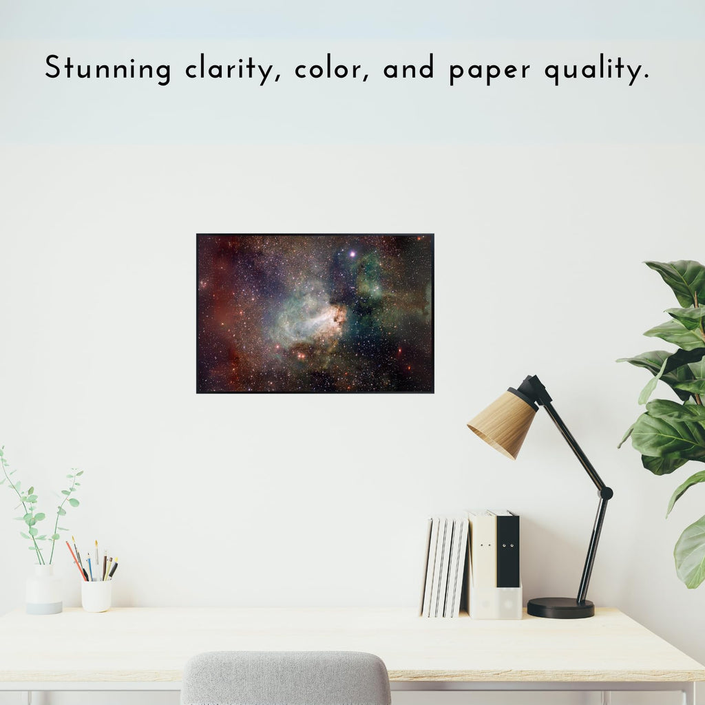 Blessed Posters Carina Nebula Poster – Space Galaxy Wall Art Print – Astronomy Photography for Bedroom Living Room Home Office Decor