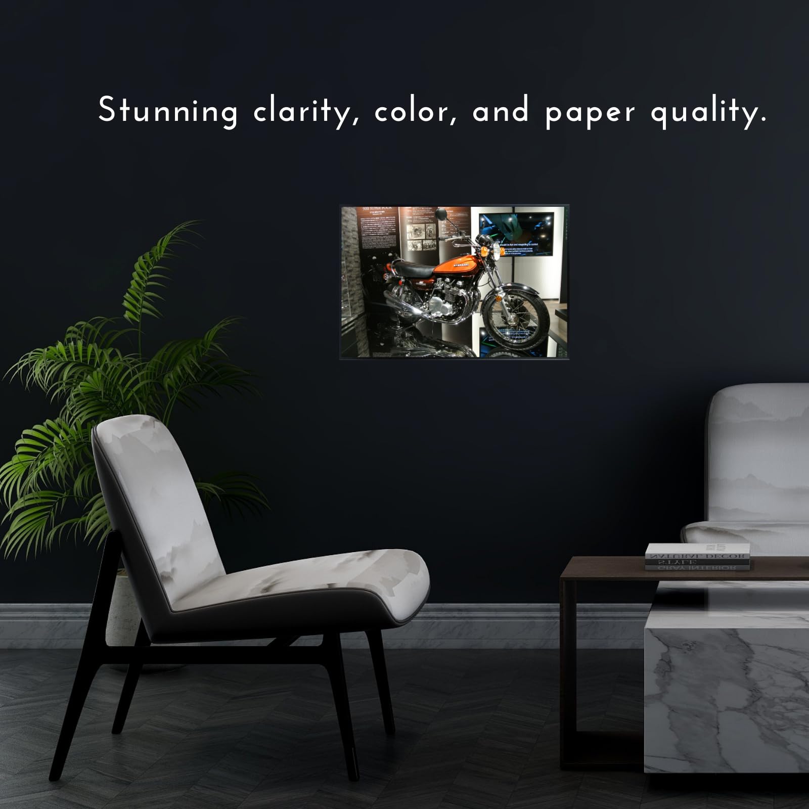 Kawasaki Z1 Wall Poster – Motorcycle Decor for Home, Garage, or Man Cave