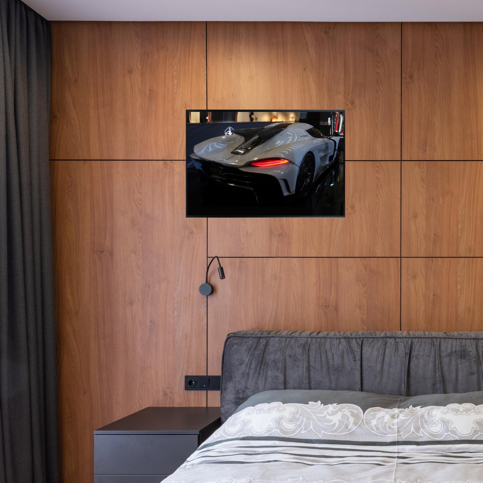 Blessed Posters Koenigsegg Jesko Poster – Exotic Swedish Hypercar Wall Art for Garage Office Bedroom Living Room Decor