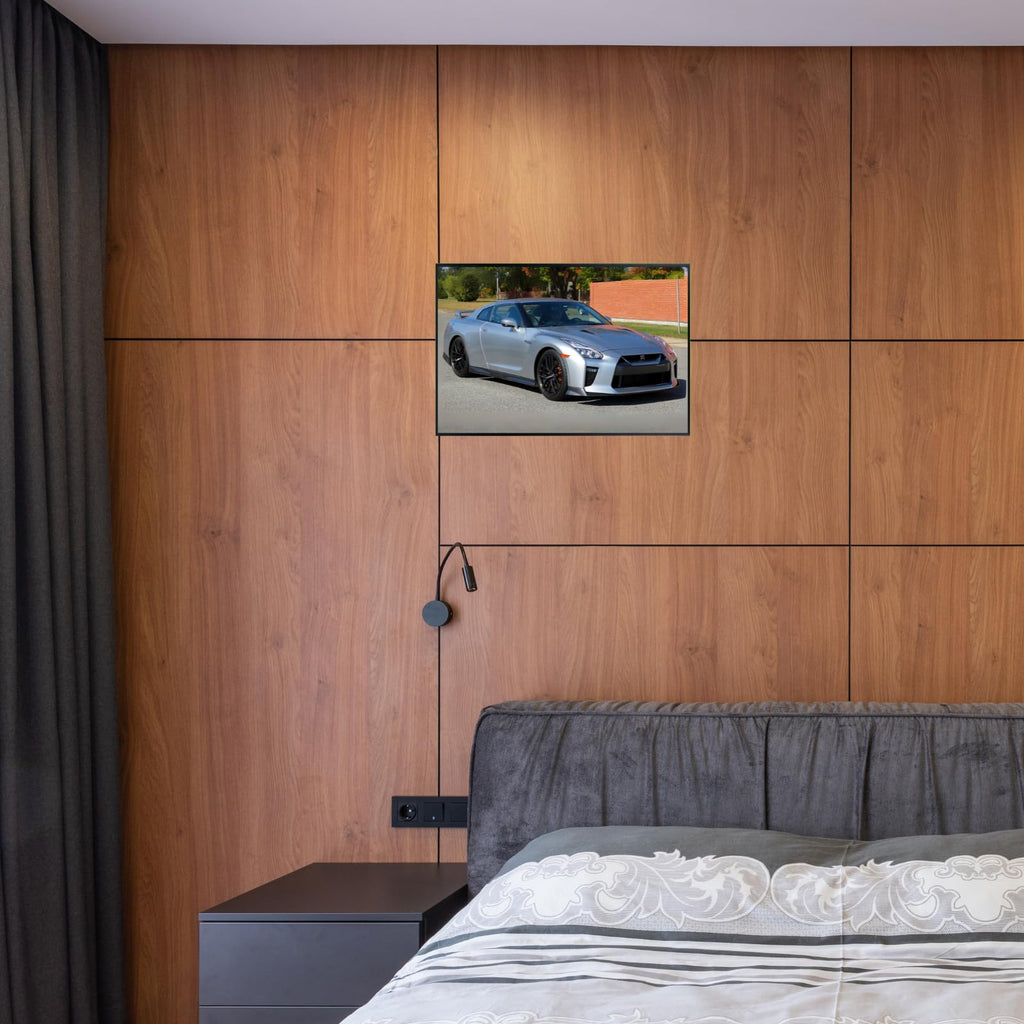 Blessed Posters Nissan GT-R Supercar Poster Luxury Automotive Wall Art for Garage Office Bedroom Living Room Decor