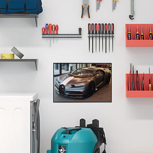 Blessed Posters Bugatti Chiron Wall Art – Modern Supercar Poster for Garage, Bedroom, or Office – Luxury Hypercar Print – Automotive Decor Gift for Car Enthusiasts