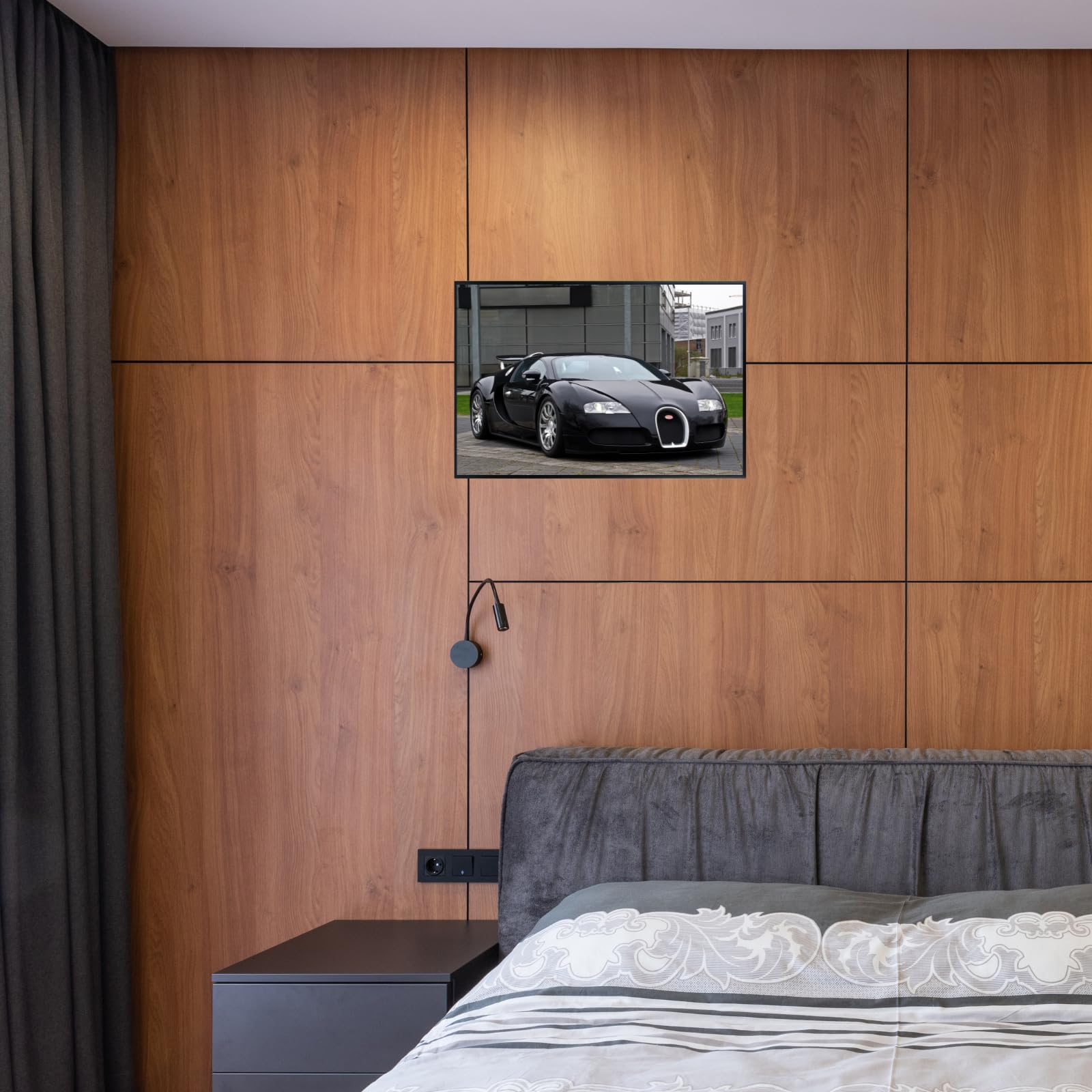 Blessed Posters Bugatti Veyron Poster Exotic Car Wall Art Iconic Supercar Print Garage Office Home Decoration