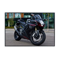 Suzuki GSX-R750 Motorcycle Poster - Sport Bike Wall Art Print for  Garage, Office or Living Room