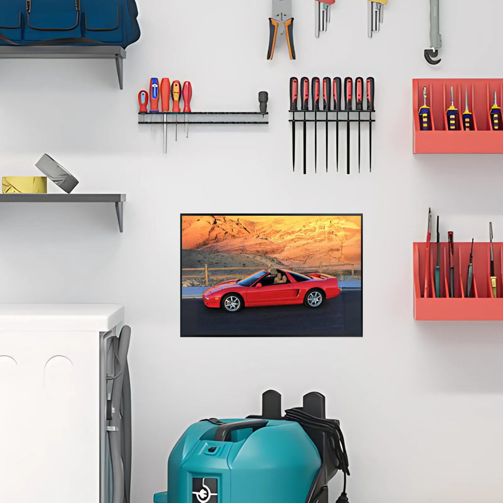 Blessed Posters NSX NA1 Poster – Classic JDM Supercar Wall Art for Garage Bedroom Office Living Room Auto Decor
