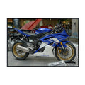 Yamaha YZF-R6 Poster - Sport Motorcycle Wall Art Decor for Garage, Living Room or Man Cave
